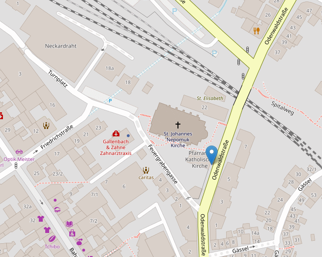 zur Karte Quelle: SE-EDITH-STEIN, Openstreetmap